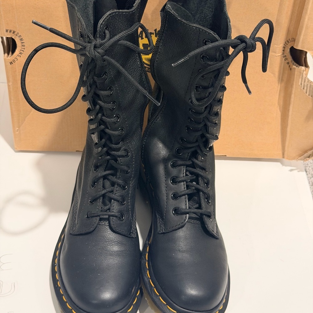 Dr. Martens Black Lace-Up Boots